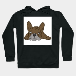 Brown french bulldog Hoodie